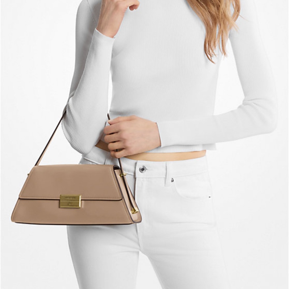 Michael Kors Ludlow Medium Green Shoulder Bag, NWT - Picture 4 of 10